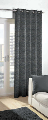 

Skipper 214 cm (7 ft) Blends Door Curtain Single Curtain(Abstract, Black)