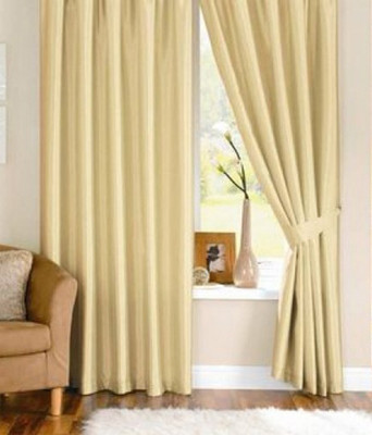 

JT International 213.36 cm (7 ft) Polyester Door Curtain (Pack Of 2)(Geometric, Beige)