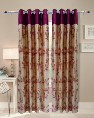 43% OFF on Homefab India 274.5 cm (9 ft) Polyester Long Door Curtain Single Curtain(Floral, Maroon) 43% OFF on Homefab India 274.5 cm (9 ft) Polyester Long Door Curtain Single Curtain(Floral, Maroon)