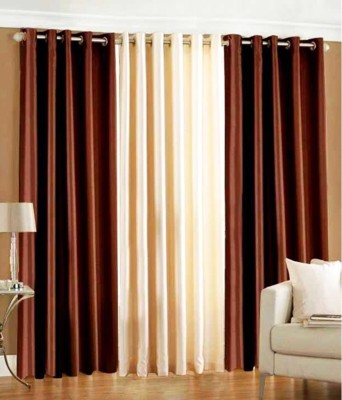 

Jojo Designs 215 cm (7 ft) Polyester Door Curtain (Pack Of 3)(Plain, Multicolor)