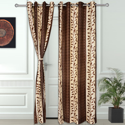 46% OFF on Story@Home Polyester Door Curtain 215 cm (7 ft) Pack of 2(Abstract Brown) 46% OFF on Story@Home Polyester Door Curtain 215 cm (7 ft) Pack of 2(Abstract Brown)