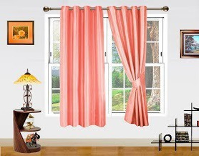 11% OFF on Dekor World 152.4 cm (5 ft) Polyester Window Curtain (Pack Of 2)(Motif, Pink) 11% OFF on Dekor World 152.4 cm (5 ft) Polyester Window Curtain (Pack Of 2)(Motif, Pink)