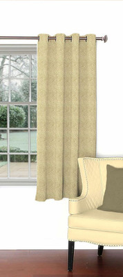 

Skipper 153 cm (5 ft) Blends Window Curtain Single Curtain(Geometric, Lime)