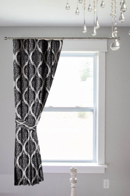 

Threadmix 152 cm (5 ft) Polyester Window Curtain Single Curtain(Motif, Multicolor)