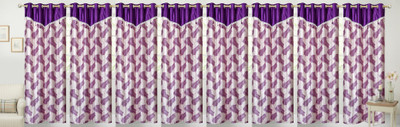 

Stella Creations 214 cm (7 ft) Polyester Door Curtain (Pack Of 8)(Printed, Blue)