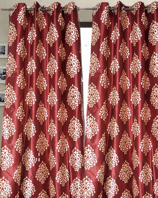 40% OFF on Madhav product Polyester Door Curtain 212 cm (7 ft) Pack of 2(Floral Maroon) 40% OFF on Madhav product Polyester Door Curtain 212 cm (7 ft) Pack of 2(Floral Maroon)
