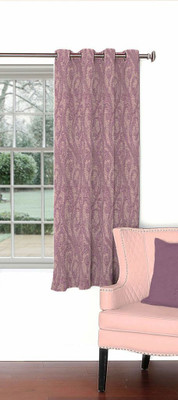 

Skipper 153 cm (5 ft) Blends Window Curtain Single Curtain(Motif, Purple)