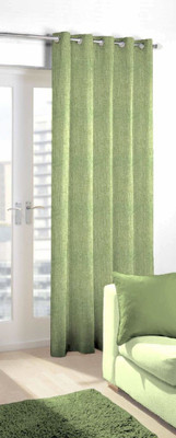 

Skipper 214 cm (7 ft) Blends Door Curtain Single Curtain(Abstract, Green)