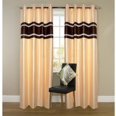 

JT International 213.36 cm (7 ft) Polyester Door Curtain (Pack Of 2)(Abstract, Multicolor)