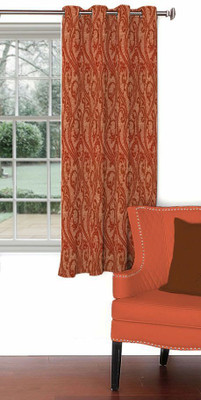 

Skipper 153 cm (5 ft) Blends Window Curtain Single Curtain(Motif, Rust)
