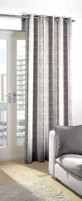 

Skipper 244 cm (8 ft) Blends Door Curtain Single Curtain(Geometric, Black-White)