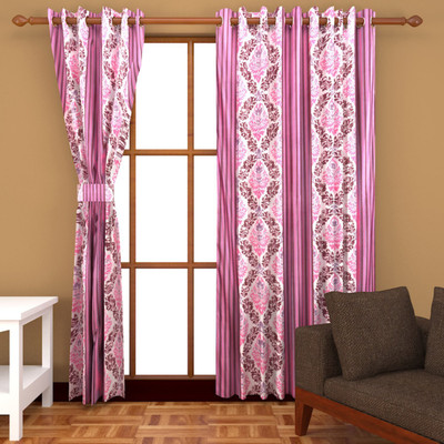 

Kanhaa 214 cm (7 ft) Polyester Door Curtain (Pack Of 2)(Abstract, Multicolor)
