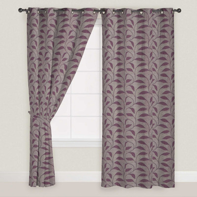 

Presto 150 cm (5 ft) Polyester Window Curtain Single Curtain(Solid, Lavender)