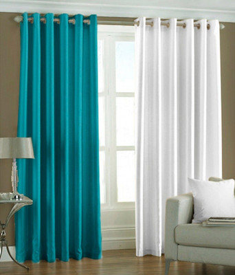 30% OFF on Hargunz 275 cm (9 ft) Polyester Long Door Curtain (Pack Of 2)(Solid, Light Blue, White) 30% OFF on Hargunz 275 cm (9 ft) Polyester Long Door Curtain (Pack Of 2)(Solid, Light Blue, White)