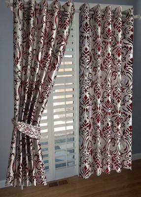 

PHome Decor 274 cm (9 ft) Polyester Long Door Curtain (Pack Of 2)(Abstract, Multicolor)