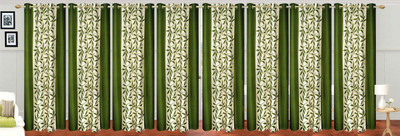 

Stella Creations 214 cm (7 ft) Polyester Door Curtain (Pack Of 8)(Printed, Green)
