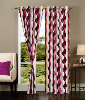 

Zesture 211 cm (7 ft) Polyester Door Curtain (Pack Of 2)(Printed, Multicolor)