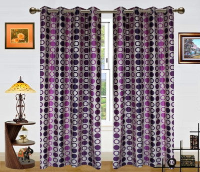 

Zesture 211 cm (7 ft) Polyester Door Curtain (Pack Of 2)(Printed, Multicolor)