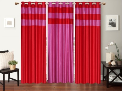 

Furnishing Zone 213 cm (7 ft) Polyester Door Curtain (Pack Of 3)(Plain, Multicolor)