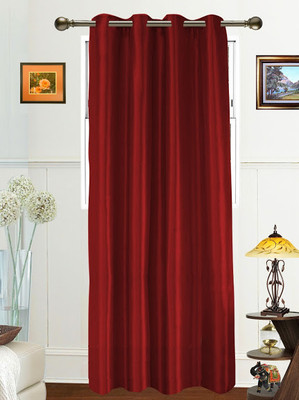 16% OFF on Dekor World 150 cm (5 ft) Polyester Window Curtain Single Curtain(Solid, Maroon) 16% OFF on Dekor World 150 cm (5 ft) Polyester Window Curtain Single Curtain(Solid, Maroon)