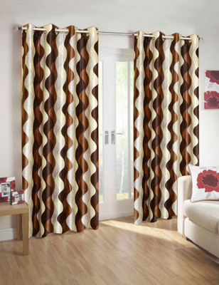 

IWS 212 cm (7 ft) Polyester Door Curtain (Pack Of 2)(Printed, Multicolor)