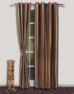 40% OFF on S9 HOME By SEASONS 260 cm (8 ft) Polyester Long Door Curtain (Pack Of 2)(Solid, Brown) 40% OFF on S9 HOME By SEASONS 260 cm (8 ft) Polyester Long Door Curtain (Pack Of 2)(Solid, Brown)