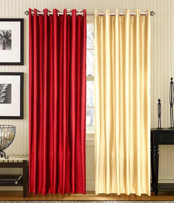 43% OFF on Hargunz Polyester Window Curtain 153 cm (5 ft) Pack of 2(Floral Red, Beige) 43% OFF on Hargunz Polyester Window Curtain 153 cm (5 ft) Pack of 2(Floral Red, Beige)