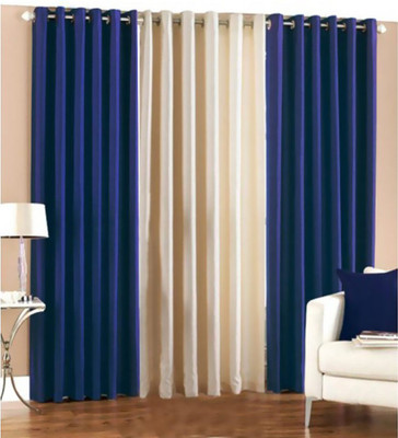

JT International 213.36 cm (7 ft) Polyester Door Curtain (Pack Of 2)(Floral, Multicolor)