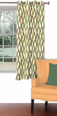 

Skipper 153 cm (5 ft) Blends Window Curtain Single Curtain(Motif, Multicolor)