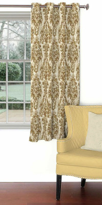 

Skipper 153 cm (5 ft) Blends Window Curtain Single Curtain(Motif, Brown)