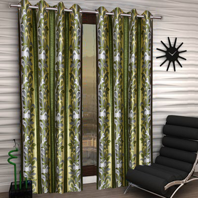 

IWS 214 cm (7 ft) Polyester Door Curtain (Pack Of 2)(Printed, Multicolor)