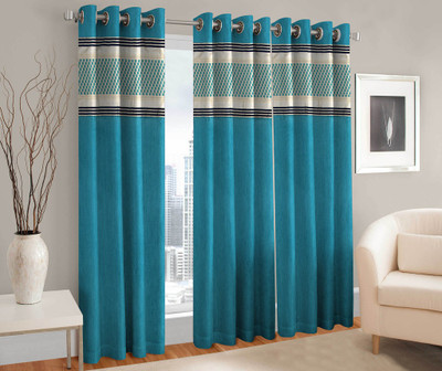 

Home Cloud 152 cm (5 ft) Polyester Window Curtain (Pack Of 3)(Abstract, Purple)