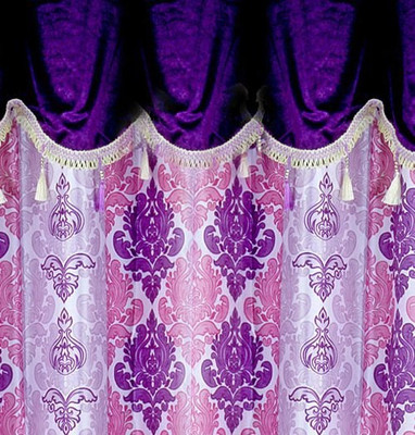 

Cortina 210 cm (7 ft) Polyester Door Curtain (Pack Of 2)(Solid, Purple)