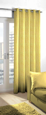 

Skipper 214 cm (7 ft) Polyester Door Curtain Single Curtain(Abstract, Lime)
