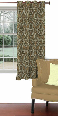 

Skipper 153 cm (5 ft) Blends Window Curtain Single Curtain(Motif, Brown)