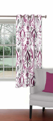 

Skipper 153 cm (5 ft) Blends Window Curtain Single Curtain(Motif, Purple)
