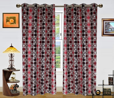 

Zesture 211 cm (7 ft) Polyester Window & Door Curtain (Pack Of 2)(Printed, Multicolor)