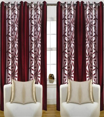 

Profabhome 212 cm (7 ft) Polyester Door Curtain (Pack Of 4)(Printed, Multicolor)