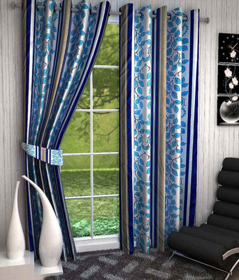 

Zesture 211 cm (7 ft) Polyester Door Curtain (Pack Of 2)(Printed, Multicolor)