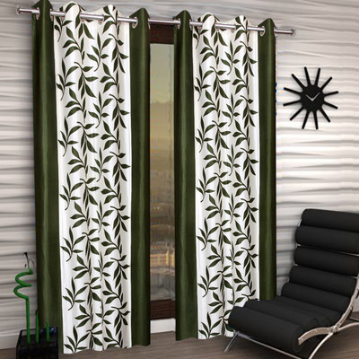 

IWS 214 cm (7 ft) Polyester Door Curtain (Pack Of 2)(Printed, Multicolor)
