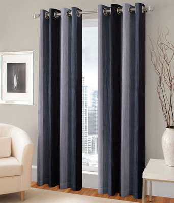 

PHF 213 cm (7 ft) Polyester Door Curtain (Pack Of 2)(Plain, Multicolor)