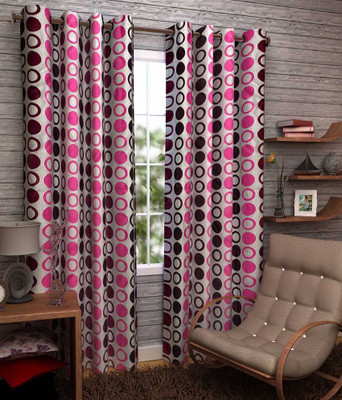 

Zesture 211 cm (7 ft) Polyester Door Curtain (Pack Of 2)(Printed, Multicolor)