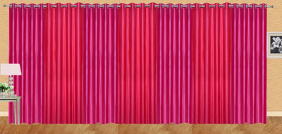 

Stella Creations 214 cm (7 ft) Polyester Door Curtain (Pack Of 7)(Solid, Pink)
