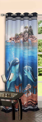 

Lushomes 230 cm (8 ft) Polyester Door Curtain Single Curtain(Printed, Multicolor)