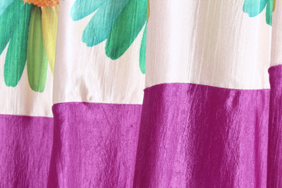 

Abhi Decor 213 cm (7 ft) Polyester Door Curtain (Pack Of 2)(Floral, Purple)