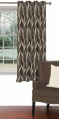 

Skipper 153 cm (5 ft) Blends Window Curtain Single Curtain(Floral, Brown)