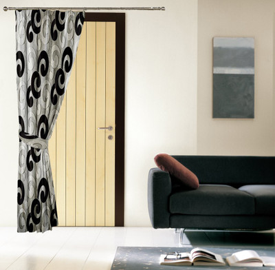

Threadmix 212 cm (7 ft) Polyester Door Curtain Single Curtain(Abstract, Multicolor)