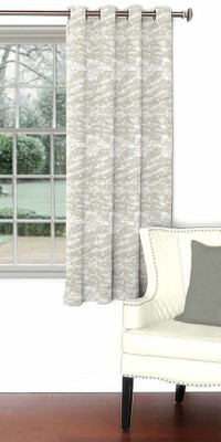 

Skipper 153 cm (5 ft) Blends Window Curtain Single Curtain(Abstract, Grey)