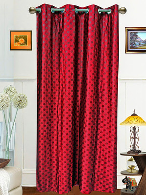 8% OFF on Dekor World 215 cm (7 ft) Polyester Door Curtain Single Curtain(Self Design, Maroon) 8% OFF on Dekor World 215 cm (7 ft) Polyester Door Curtain Single Curtain(Self Design, Maroon)