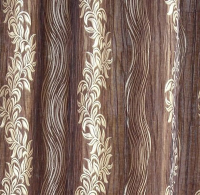

Cortina 210 cm (7 ft) Polyester Door Curtain Single Curtain(Floral, Brown)